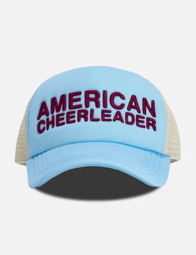 Basketcase American Cheerleader Trucker Cap In Blue