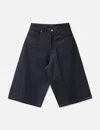 Basketcase Breacher Indigo Denim Shorts In Multi