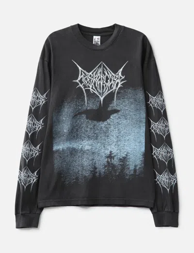 Basketcase Crow Long Sleeve In Gray
