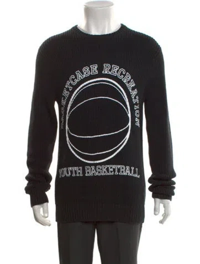 Pre-owned Basketcase Gallery 2021 Graphic Print Pullover In Black