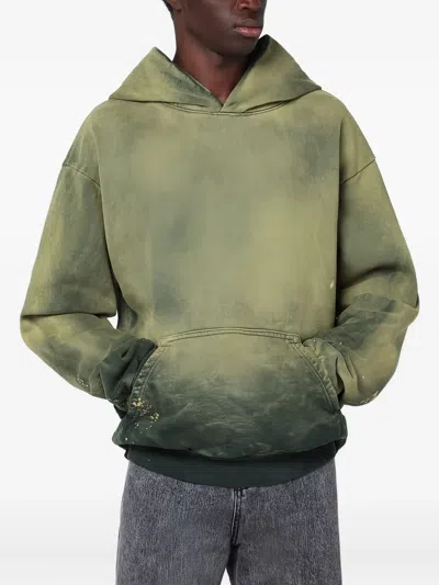 Basketcase Gallery Cotton Hoodie In Green
