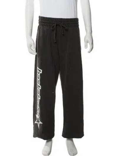 Pre-owned Basketcase Gallery Graphic Print Sweatpants In Grey