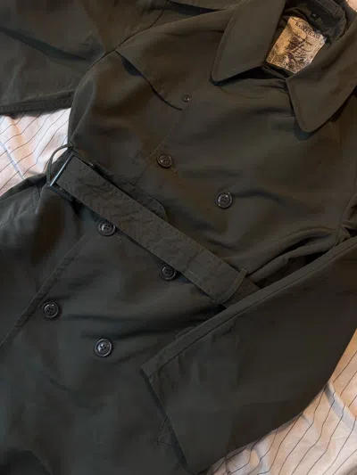 Pre-owned Basketcase Gallery Green Watson Trenchcoat Uniform
