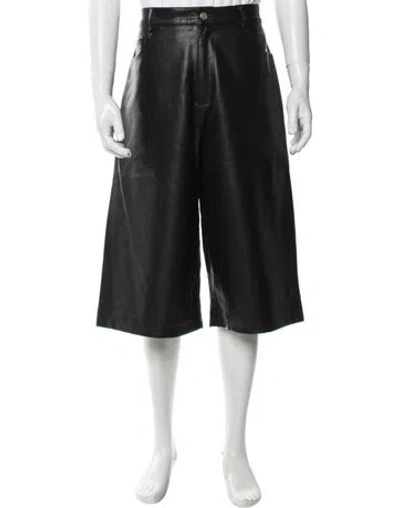 Pre-owned Basketcase Gallery Jogger Shorts In Black