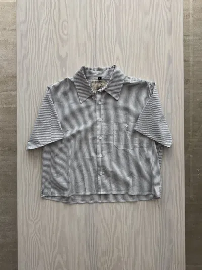 Pre-owned Basketcase Gallery Lop Cropped Button-up Size S In Multi