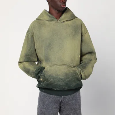 Basketcase Gallery Men's Green/yellow Gradient Hoodie In Multi