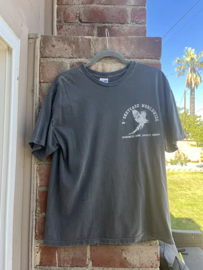 Pre-owned Basketcase Gallery T-shirt In Gray