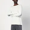 Basketcase Gallery White Cotton Crewneck Sweater