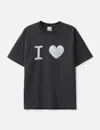 Basketcase I Heart T-shirt In Black