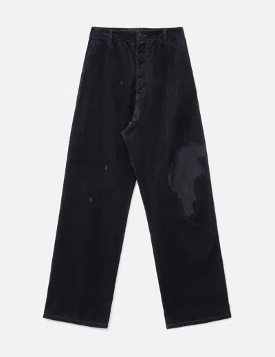 Basketcase Lax Repaired Black Corduroy