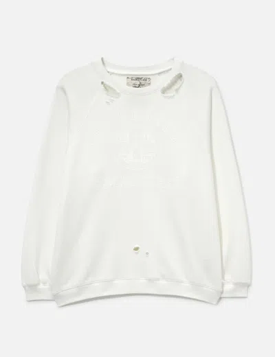 Basketcase Los Angeles Crewneck In White