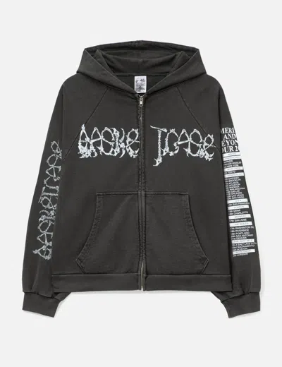 Basketcase Massacre Zip Up In Black
