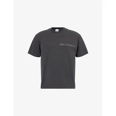 Basketcase Mens Vintage Black Chandelier Crew-neck Cotton-jersey T-shirt