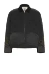 Basketcase Pope Work Jacket In Black