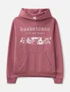 Basketcase Scar Hoodie In Pink