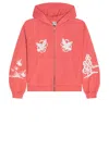 Basketcase Souvenir Zip Up In Pink