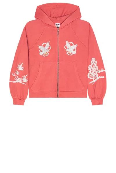 Basketcase Souvenir Zip Up In Pink