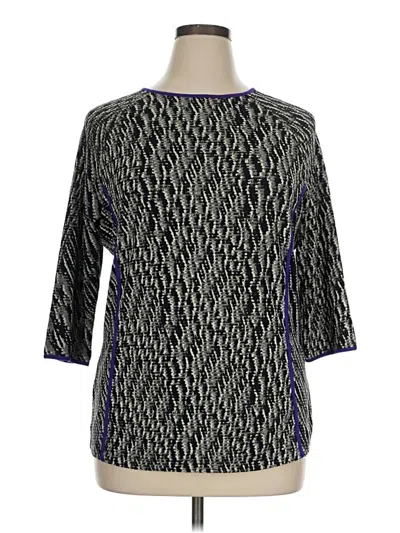 Pre-owned Basler 3/4 Sleeve T-shirt In Black