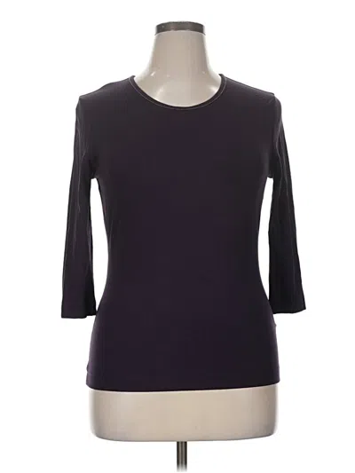 Pre-owned Basler 3/4 Sleeve T-shirt In Purple