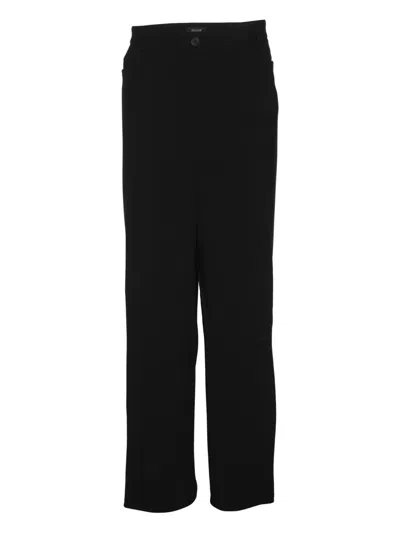 Pre-owned Basler Crepe Bootcut Trousers In Black
