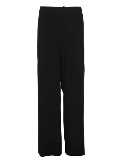Pre-owned Basler Jersey Trousers In Black