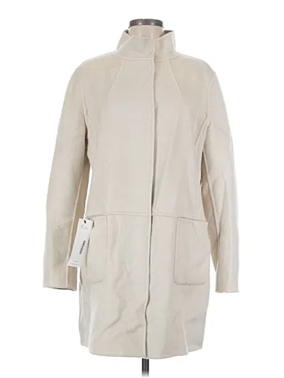 Pre-owned Basler Coat In Ivory