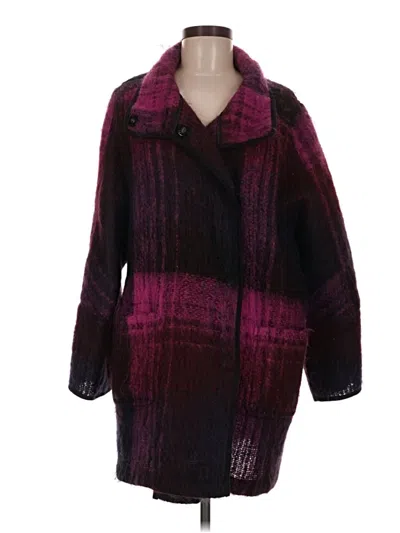 Pre-owned Basler Coat In Purple