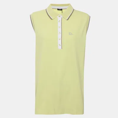 Pre-owned Basler Green Jersey Sleeveless Tops Xxxl