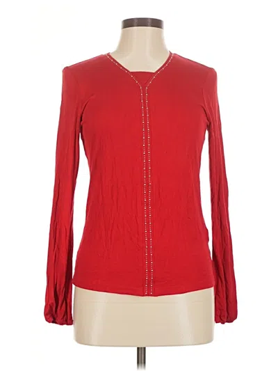 Pre-owned Basler Long Sleeve T-shirt In Red