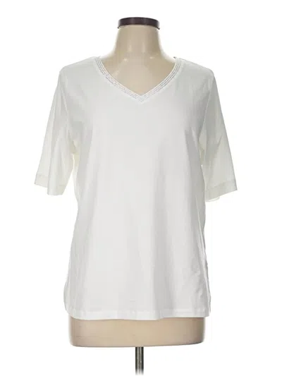 Pre-owned Basler Short Sleeve T-shirt In Ivory