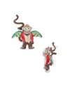 Basliq Flying Monkey Earrings - Exclusive In Multi