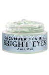 Basq Nyc Bright Eyes Cucumber Tea Eye Gel In Green