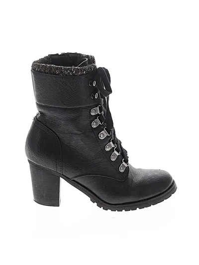 Pre-owned Bass Ankle Boots In Black