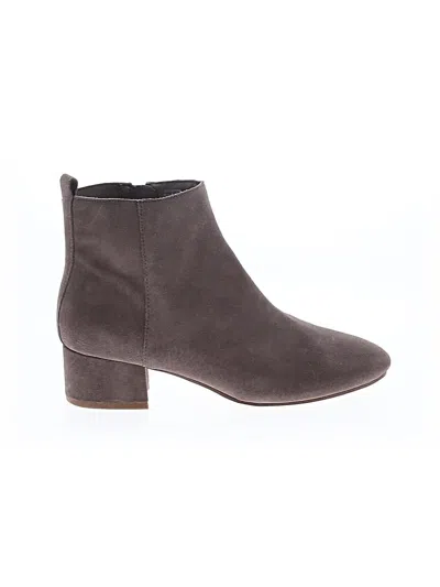 Pre-owned Bass Ankle Boots In Gray