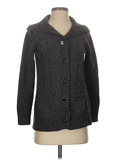 Pre-owned Bass Cardigan Sweater In Gray