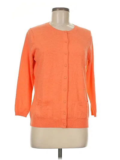 Pre-owned Bass Cardigan Sweater In Orange