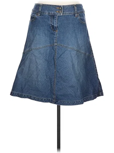 Pre-owned Bass Denim Skirt In Blue