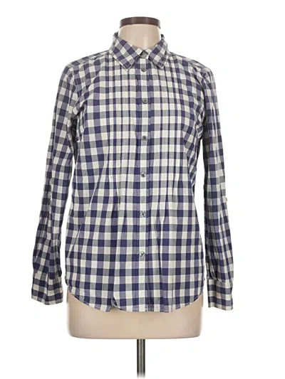 Pre-owned Bass Long Sleeve Button Down Shirt In Blue