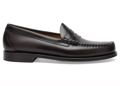 Pre-owned Bass Men's  Weejuns Larson Penny Loafer Leather Sneakers In Chocolate