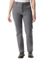 Bass Outdoor Ankle Pants Women's Dark Gray High-rise Slim Fit Pockets Fts386 In Gray