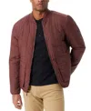 Bass Outdoor Bomber Jacket Mens Rum Raisin Full Zip Reversible Pockets Fts175 In Red