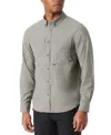 Bass Outdoor Flannel Shirt Mens Heathered Deep Depth Button-down Fts55 In Blue