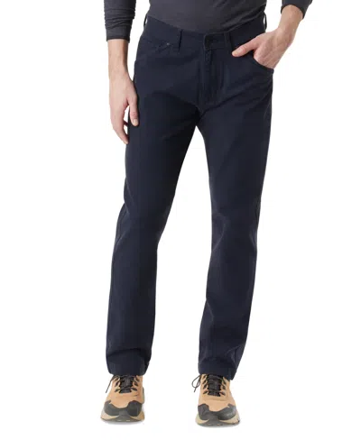 Bass Outdoor Men's Everyday Slim-straight Fit Stretch Canvas Pants In Navy Blaze