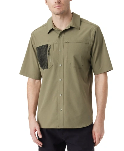 Bass Outdoor Men's Explorer Short-sleeve Shirt In Deep Lichen