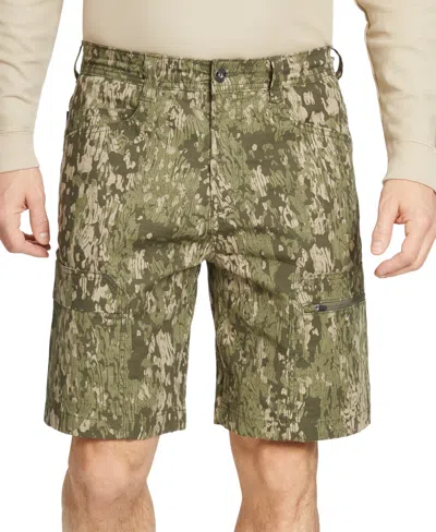 Bass Outdoor Men's Pro-cargo Ripstop Printed 9-3/8" Cargo Shorts In Deep Liche