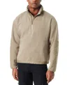 Bass Outdoor Sweatshirt Mensbeige Convertible Hood Regular Fit Zip Fts304 In Neutral