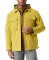 Bass Outdoor Shacket Mens Antique Mo Corduroy Snap Front Relaxed Fit Fts187 In Gold