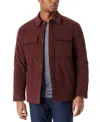Bass Outdoor Shacket Mens Red Corduroy Quilted Lined Relaxed Fit Ups413 In Red
