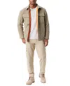 Bass Outdoor Shacket Mens Beige Corduroy Quilted Lined Relaxed Fit Fts295 In Neutral