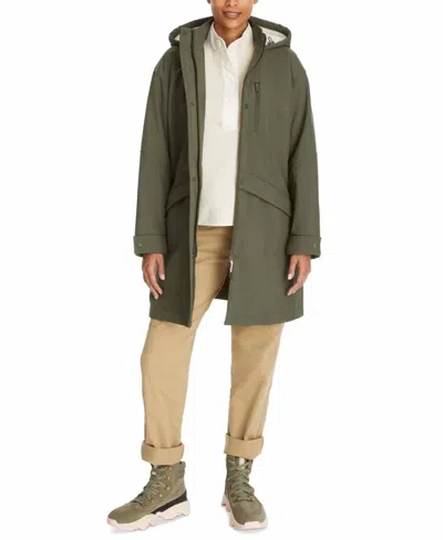 Bass Outdoor Stadium Parka Jacket In Deep Depths Grey In Multi